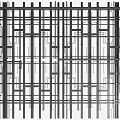 Structural Metal Pipe Layout Featuring Grid Design And Multiple Arrangements