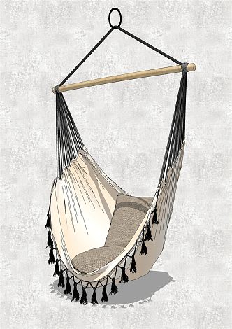 Modern Hanging Chair Leisure Hanging Chair Recliner 3d model