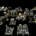 Mechanical Sci Fi Military Equipment Models Featuring Robot Characters And Creatures 3d model