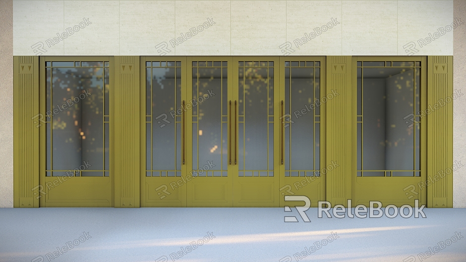 New Chinese Style Door Entrance Door model