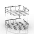 Modern corner basket 3d model