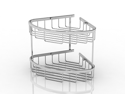 Modern corner basket 3d model