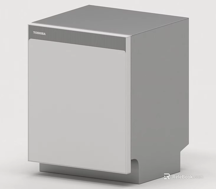 Toshiba Dishwasher Modern Kitchen Appliance with Sleek Design and Efficient Functionality 3d model 