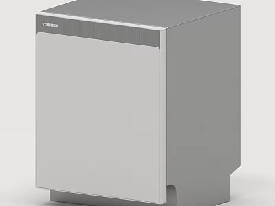 Toshiba Dishwasher Modern Kitchen Appliance with Sleek Design and Efficient Functionality 3d model