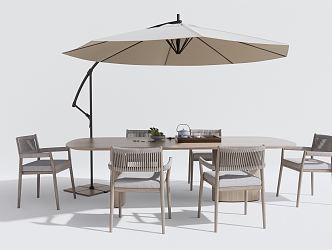 Outdoor Tables and Chairs Outdoor Leisure Tables and Chairs Outdoor Leisure Chairs Outdoor Dining Tables and Chairs Rattan Leisure Chairs 3d model