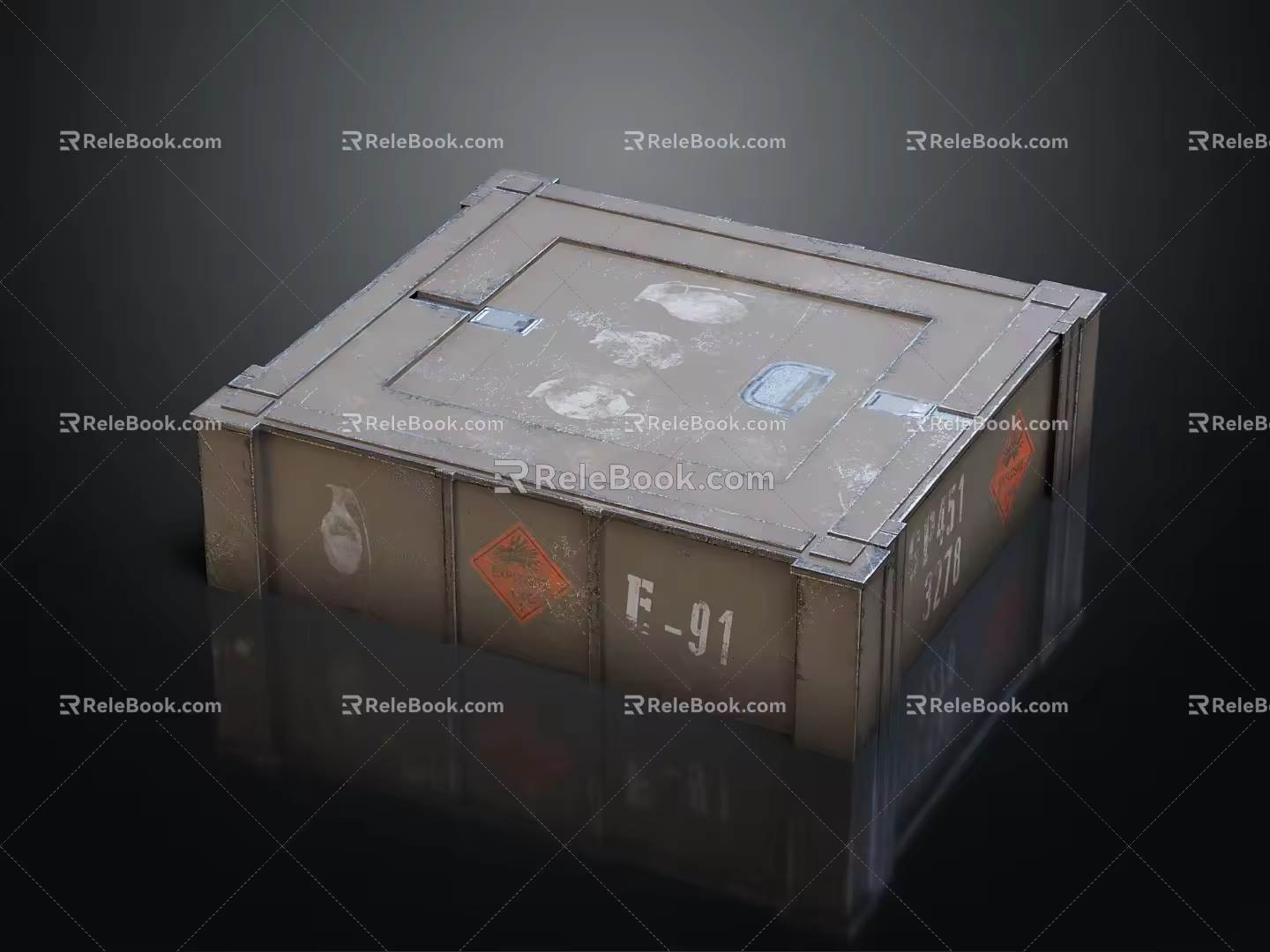 INDUSTRIAL LOFT CASE SCI-FI CASE SCI-FI CASE 3d model