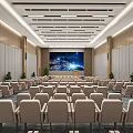 Modern lecture hall 3d model