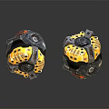 modern engine electric engine 3d model