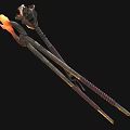 Heavy Duty Industrial Grade Blacksmith Tongs Holding Glowing Hot Fireball For Metalworking Crafts