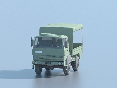 Modern military green leather car model