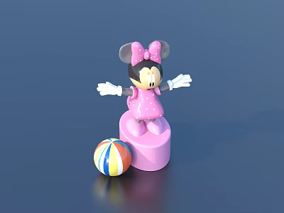 Mickey Mouse cartoon Mickey Mouse 3d model