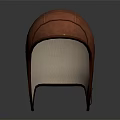 Classic Leather Pilot Hat With Ear Flaps And Soft Lining Design 3d model