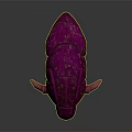 Vibrant Pink Beetle With Shiny Purple And Gold Spots On Body And Long Antennae