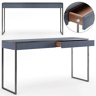Desk Storage Table Office Desk Study Table Dressing Table 3d model