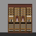 Wine Cabinet Red Wine Cabinet Constant Temperature Wine Cabinet Metal Wine Cabinet Custom Wine Cabinet Red Wine Wine 3d model