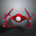 Modern Spaceship Spacecraft 3d model