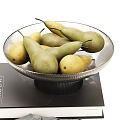 Modern fruit fruit plate fruit ornaments decorations furnishings food 3d model