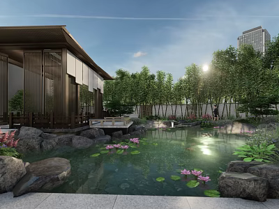 Demonstration area sales department 3d model