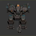 Mecha Warrior Mecha Soldier Machine Armor Mechanical Armor 3d model