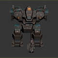 Mecha Warrior Mecha Soldier Machine Armor Mechanical Armor 3d model