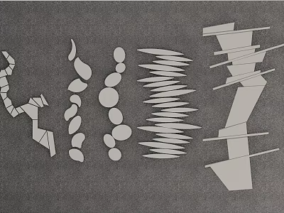 Shizi Road, Modern Ting Buyuan Road 3d model