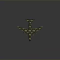 Camouflage Military Aircraft Model With Green Brown Camo Patterns And Detailed Design