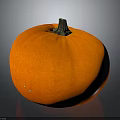 Fresh Ripe Orange Whole Pumpkin Healthy Vegetable For Cooking And Diet