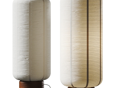 Quiet Wind Paper Lantern Floor Lamp model