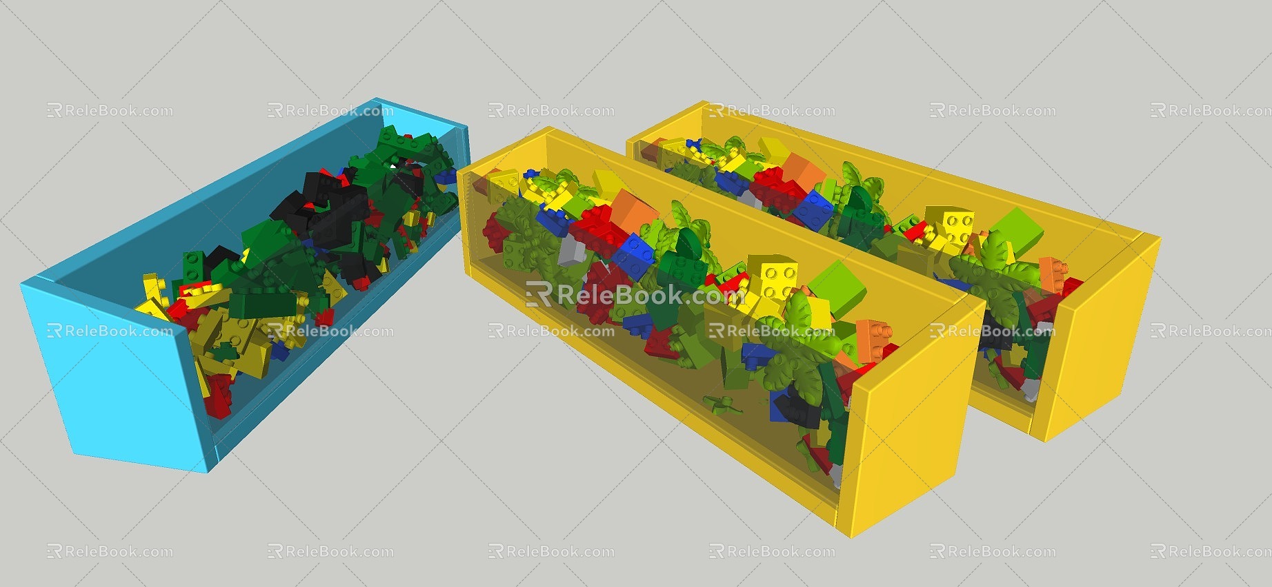 Building Blocks 3d model