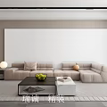 Modern Dining Living Room Interior Design With Dining Table Chairs And Cabinets