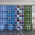 mosaic brick 3d model