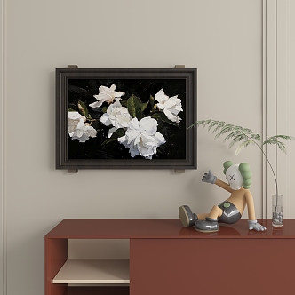 New Chinese abstract decorative painting 3d model