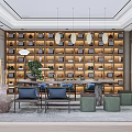 New Chinese Tea Room 3d model