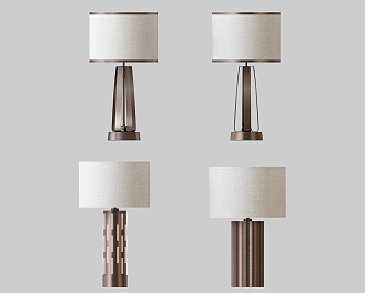 Modern Table Lamp Metal Table Lamp Combination 3d model