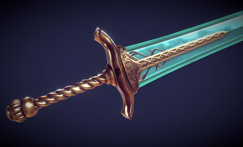 Moonlight Sword 3d model