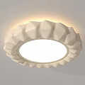 Modern Minimalist White Ceiling Lights With Various Decorative Patterns For Home Interior 3d model