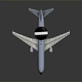 Gray Surveillance Aircraft Featuring Large Radar Dome Twin Engines And Extended Wings