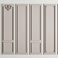 Different Styles of Wall Paneling with Decorative Mouldings and Classic Patterns for Home Interior
