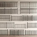 Various Metal Railings Different Designs and Decorative Styles for Home Use