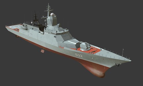 Type 1 frigate 3d model