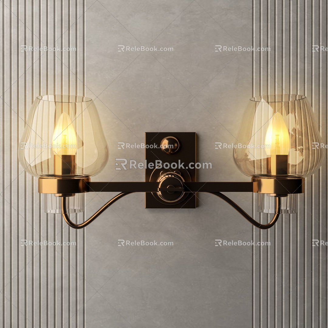 Modern wall lamp 3d model