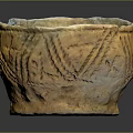 Handmade Pottery Bowl With Earthy Yellow Tone And Handcrafted Textures For Daily Living Supplies