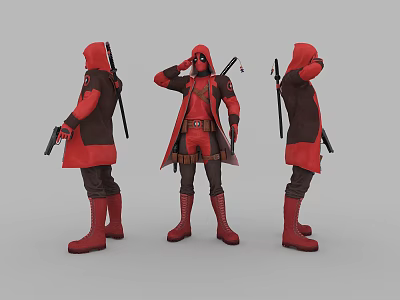 Modern Game Role Movie Role 3d model Modern Game Role Movie Role 3d model