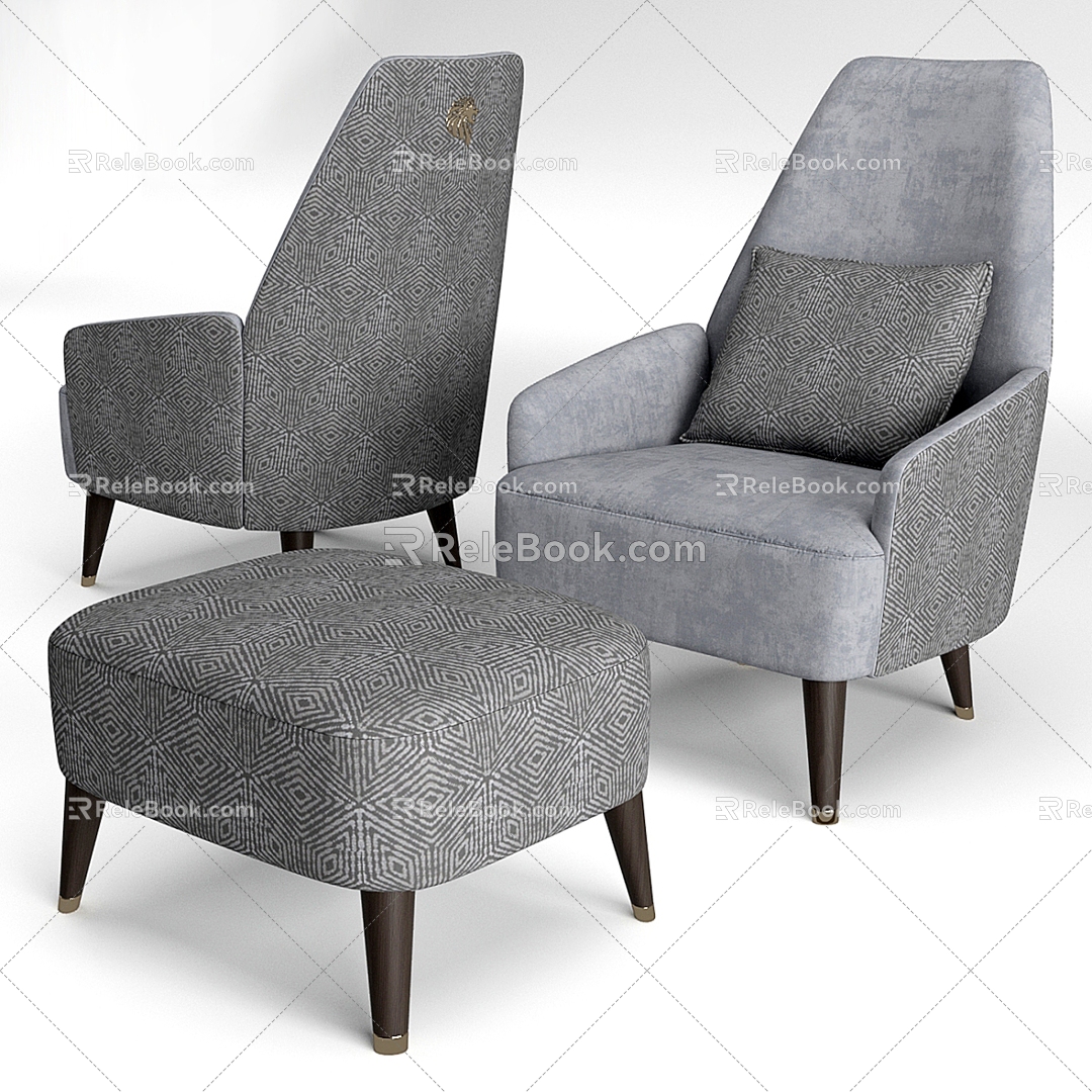 Giorgio Collection Charisma Lounge Chair 3d model