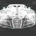 Green Luxury Sports Car With Aerodynamic Front Design And Sleek Exterior