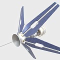 Modern Satellite Spacecraft Sci-Fi Satellite 3d model