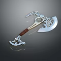 Tomahawk Axe Wooden Axe Handle Axe Mountain Axe Chopping Wood Axe Chopping Wood Axe Magic Axe 3d model