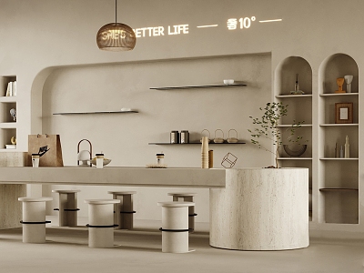 Modern Cafe model