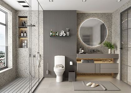 Modern toilet 3d model