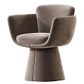 Elegant Accent Chair With Bird And Floral Print Upholstered In Light Fabric
